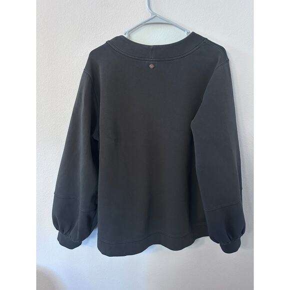 Calia by Carrie Underwood black sweatshirt crew neck balloon sleeves size XL - Picture 4 of 6